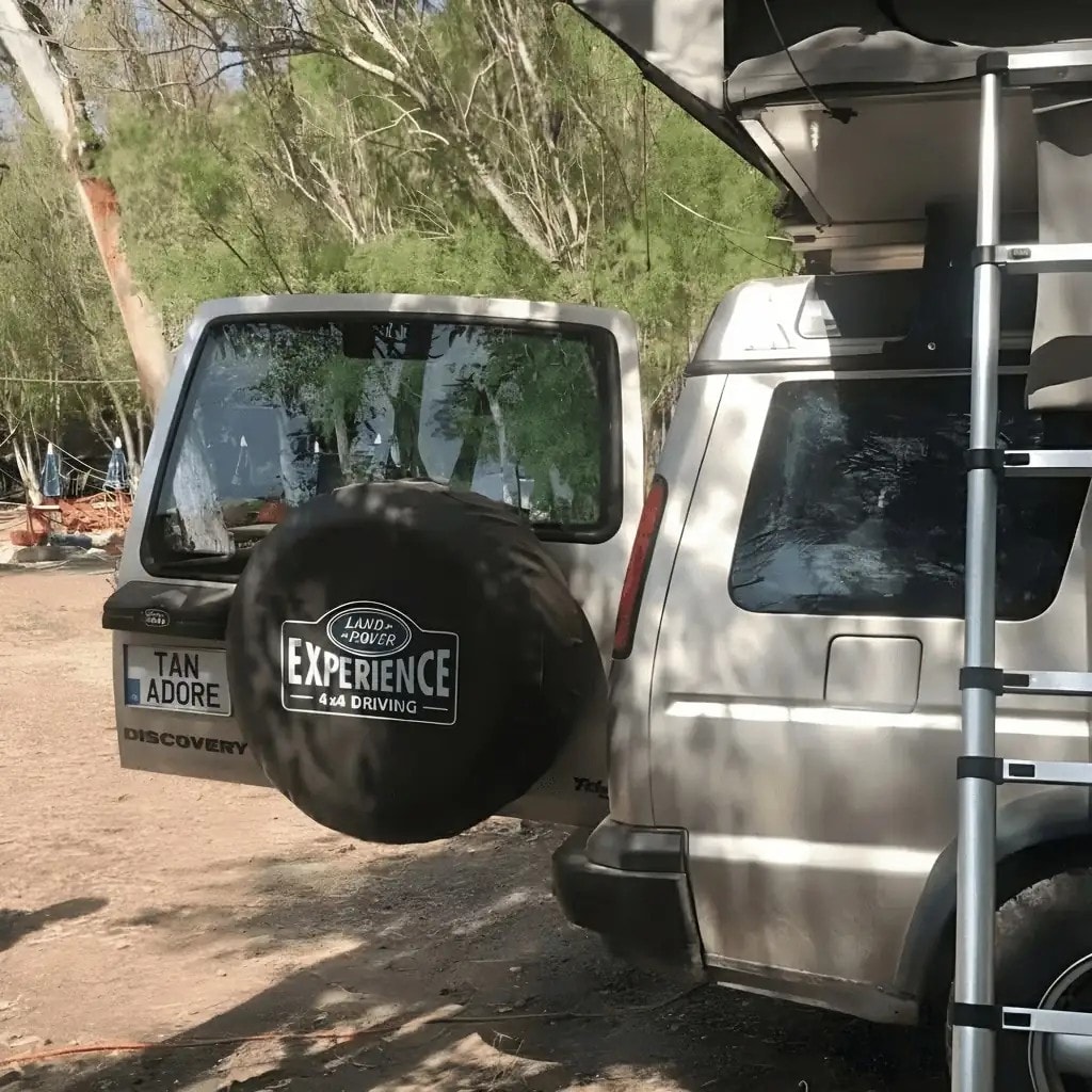 Land Rover Tasarım Yazılı Stepne Kılıfı